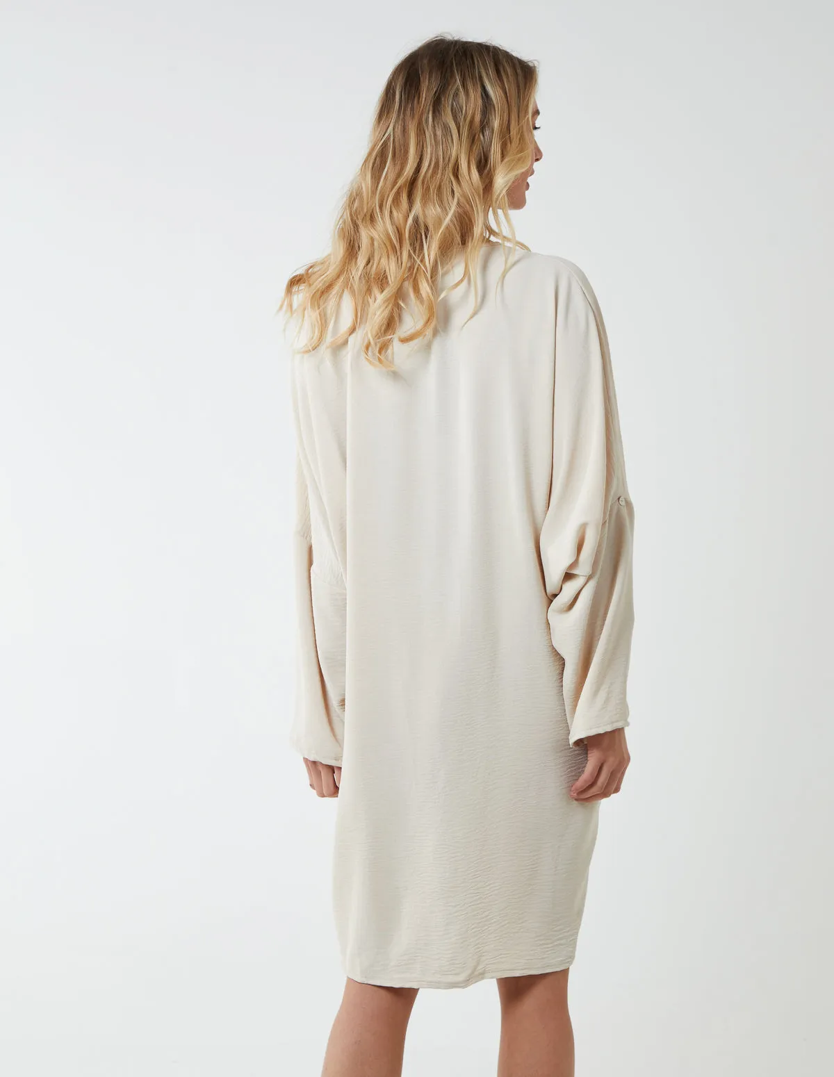 Twist Front Tunic Dress