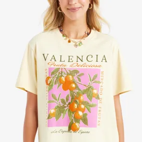 Valencia Oversized Graphic Printed Tshirt