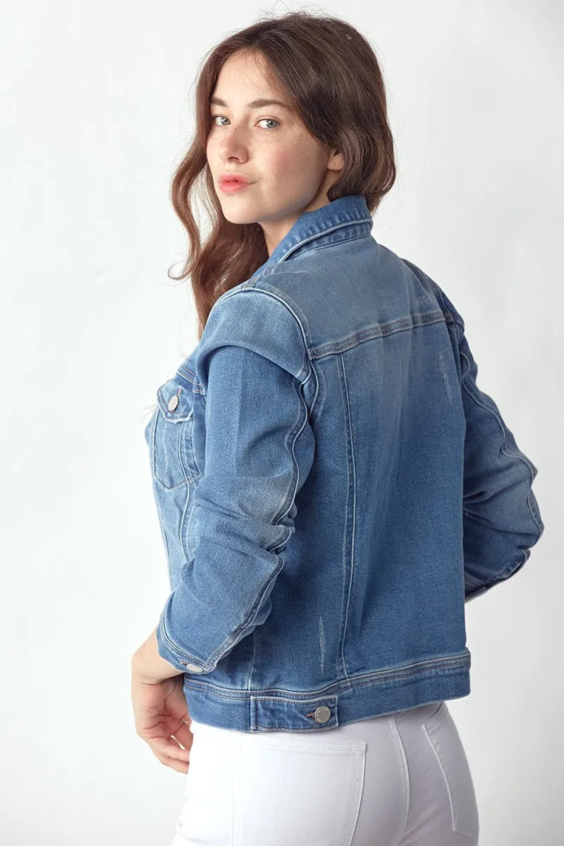 Vintage Washed Denim Jacket - Final Sale
