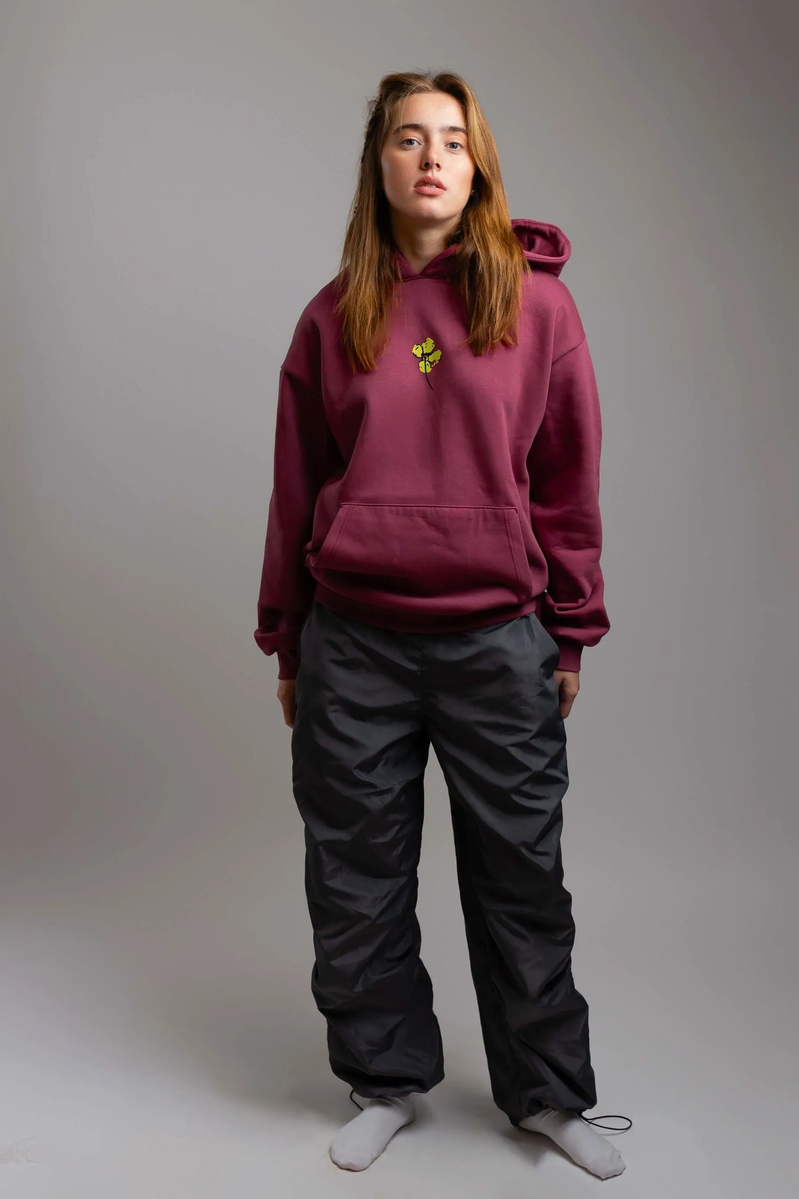 Waterproof Parachute Pants-Black