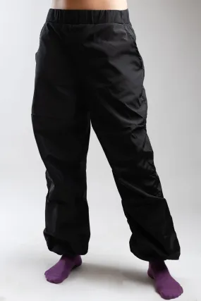 Waterproof Parachute Pants-Black