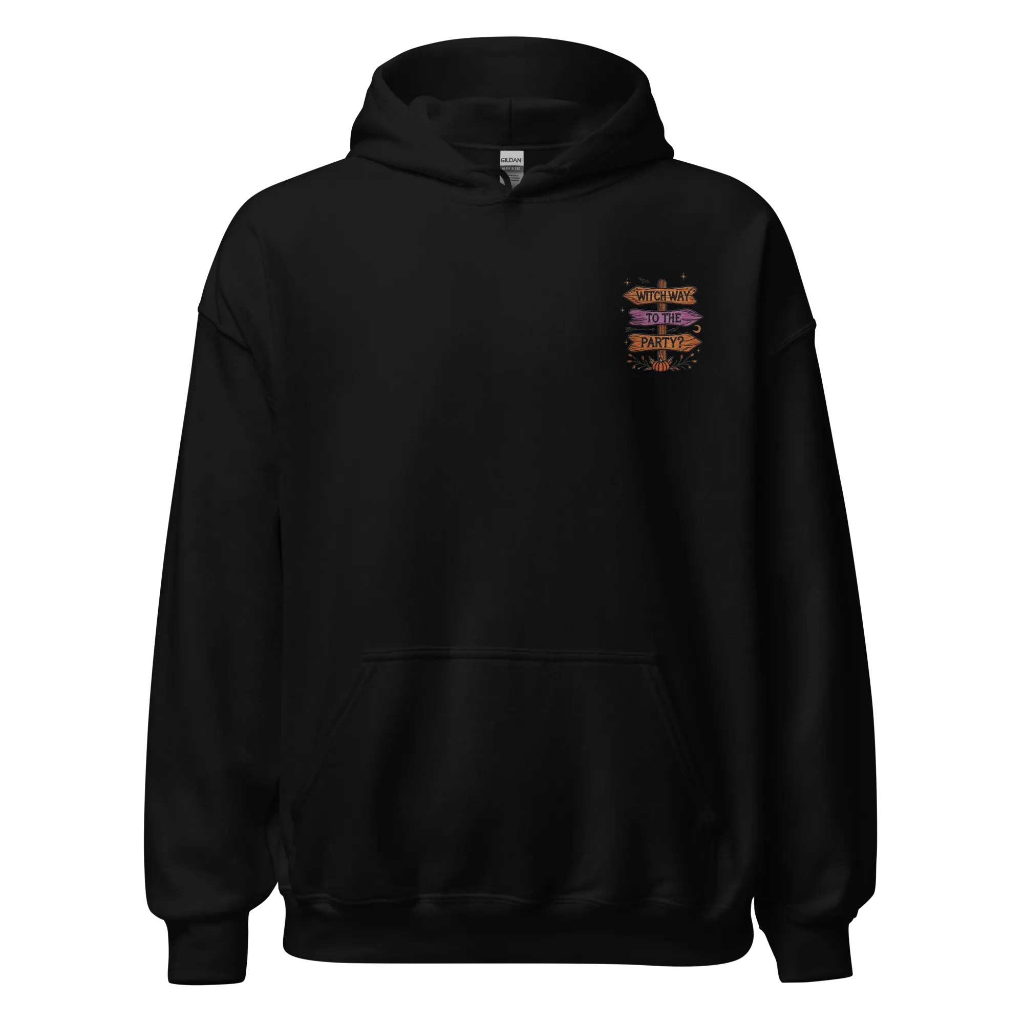 Witch Way To The Party? - Halloween Hoodie - Witch Halloween Hoodie