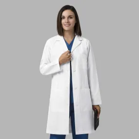 WonderLAB Women's Long Lab Coat - White 7402